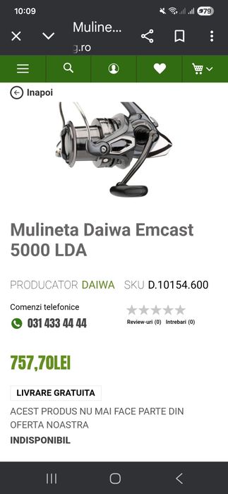 Daiwa emcast 5000 lda
