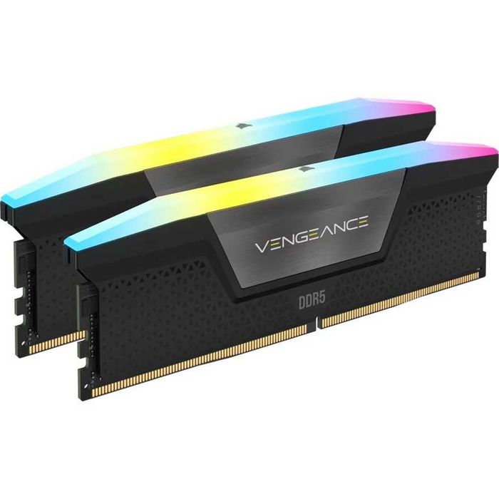 Оперативная память Corsair Vengeance RGB DDR5 64 GB (2×32 GB), 6400