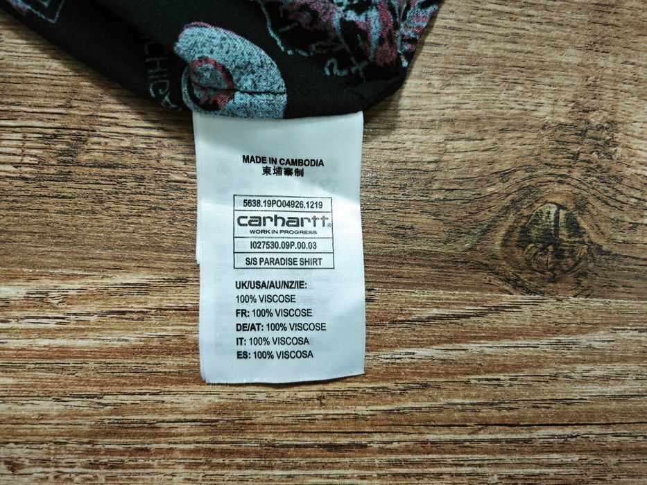 Carhartt  WIP Оригинална мъжка риза с къс ръкав размер S