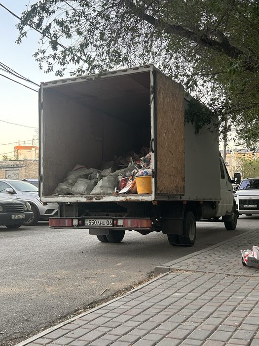 Газель вывоз мусора и стр отход