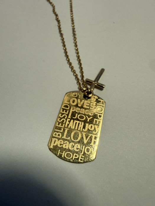 Lant cu pandant tablita si cruciulita (vl) star amanet