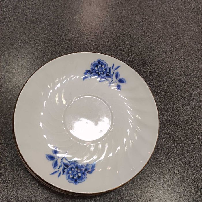 Чинийки, стар български порцелан, 5 броя