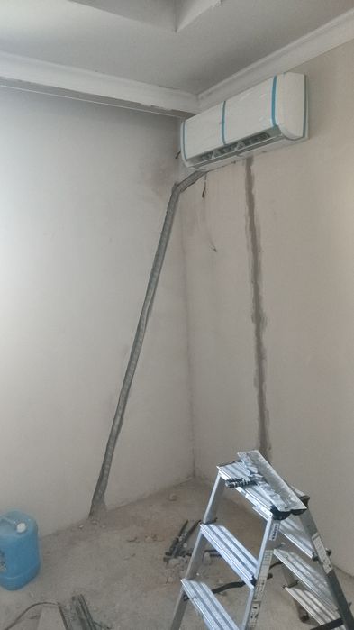 Установка кондиционеров .