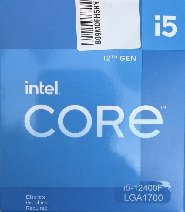 Intel Core i5-12400F 12th Gen LGA1700 — BOX