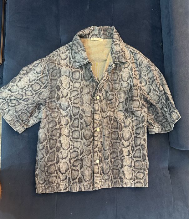 compleu blugi custom animal print  kaylani couture