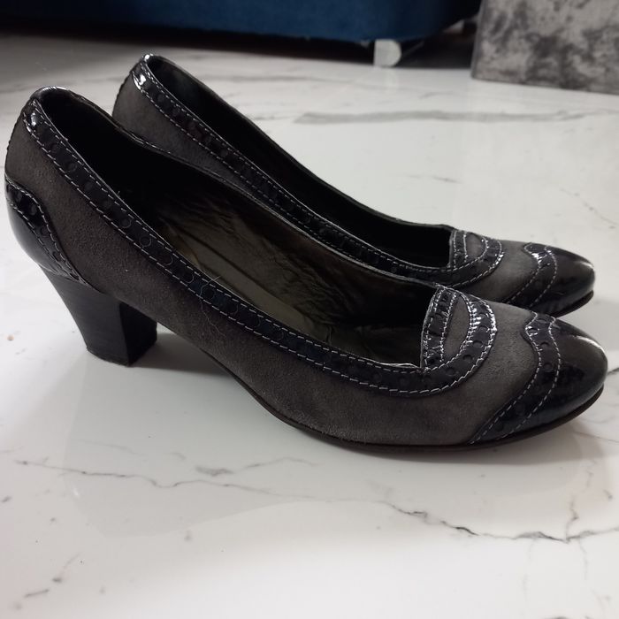 Pantofi dama din piele naturală, marime  intre 36-37