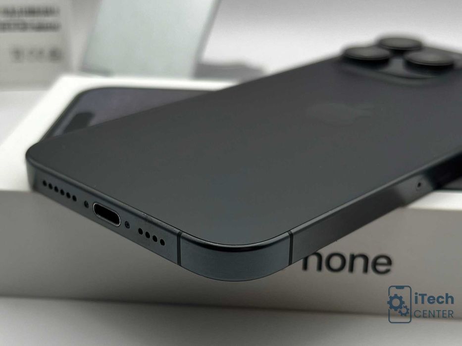 iPhone 15 Pro MAX, 256GB, Black Titanium, КАТО НОВ, 1г. ГАРАНЦИЯ!