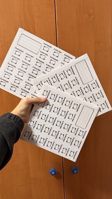 Холст на картоне 20&20 см