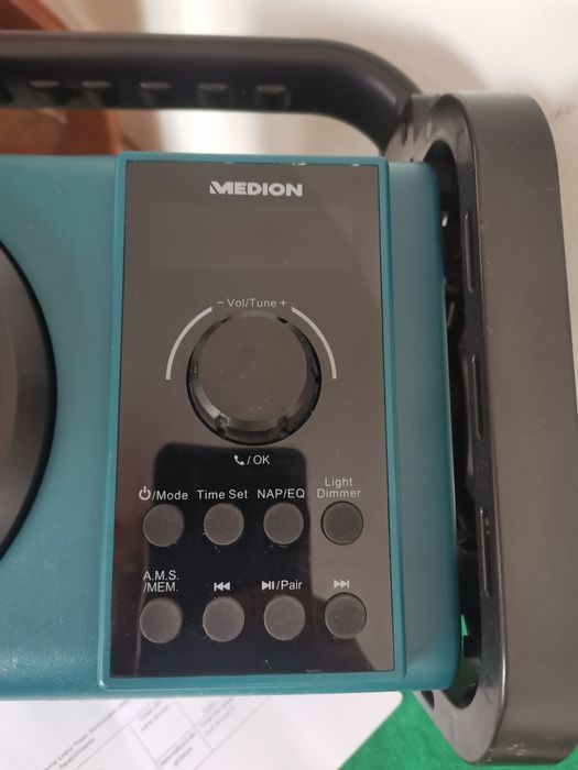 Medion radio bluetooth lanterna ceas