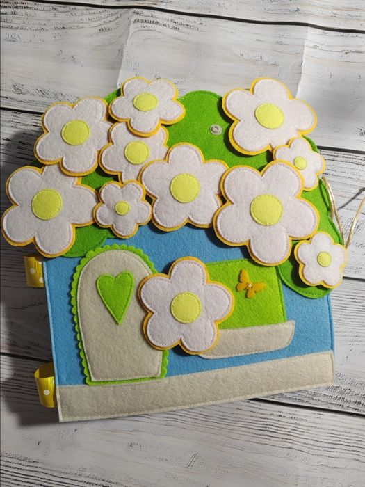 Развивающие книжки из фетра от 6 месяцев до 7 лет