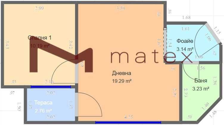 Продава се Двустаен апартамент в Варна, Гранд Мол Варна - 63 кв.м за 956 €/кв.м - Снимка #1