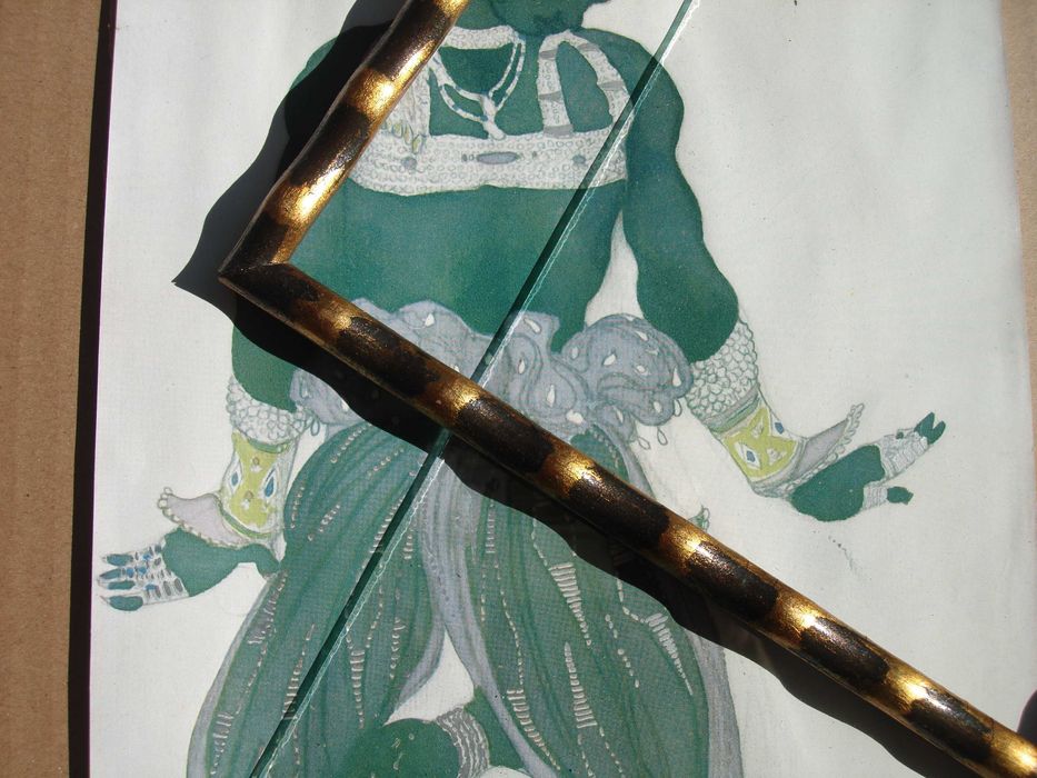 Хромолитография на Леон Бакст от 1920 те