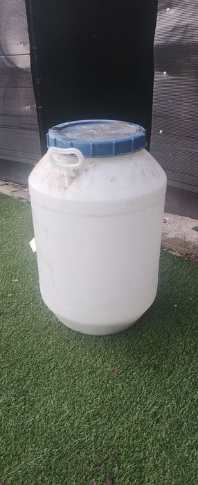 Butoi plastic cu capac  50kg