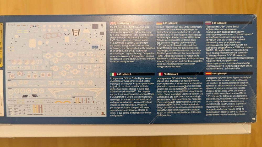 Lockheed Martin F35A Lightning 2 scara 1:32