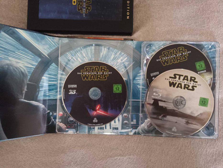 Star Wars Episode VII The Force Awakens Blu-Ray 3D+2D+BONUS NOU