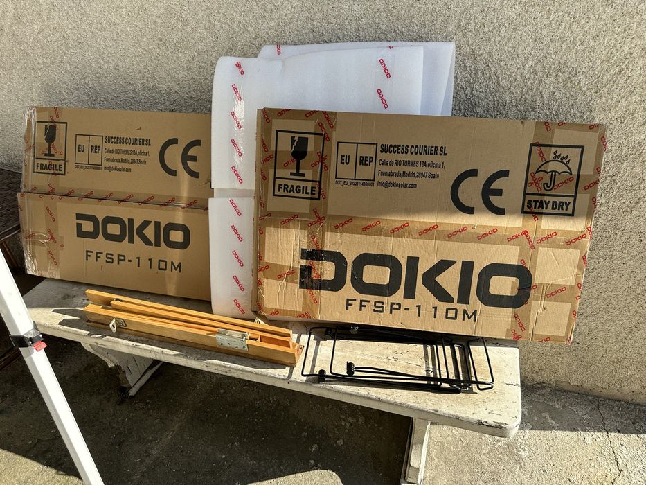 Соларен панел Dokio 200w 2x100w с mppt контролер