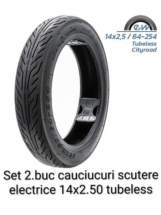 Set 2 buc cauciucuri scutere cu pedale electrice