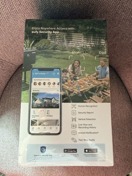 Kit supraveghere video eufyCam 3C S300 4K Ultra HD Nightvision Homebase 3 + 2 camere video eufyCam 3C