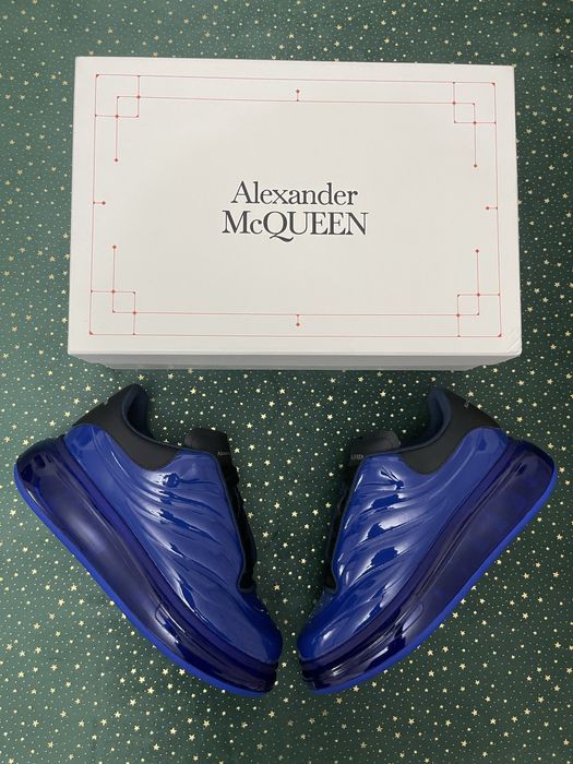 Alexander McQueen Navy Lux Gloss