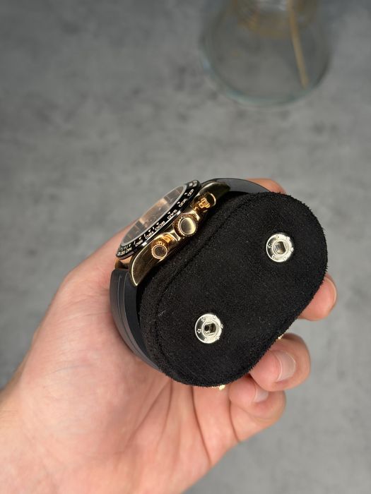 Seiko Mod Chronograph 39mm VK63 – meca quartz – negru rose gold - nou