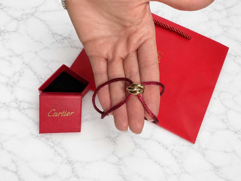 картие гривна унисекс против уроки нова с кутия и торба cartier