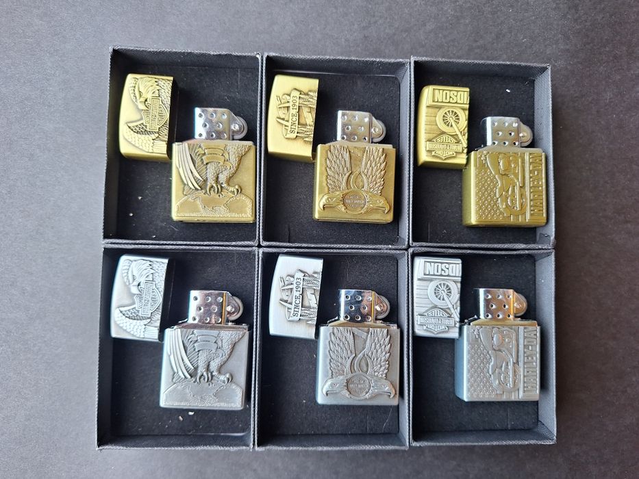 Газови метални запалки Harley Davidson (релефни)