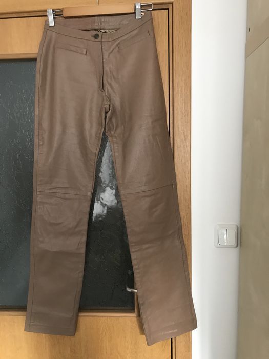 Естествена кожа панталон къс летен панталон Polo Ralph Lauren Snob