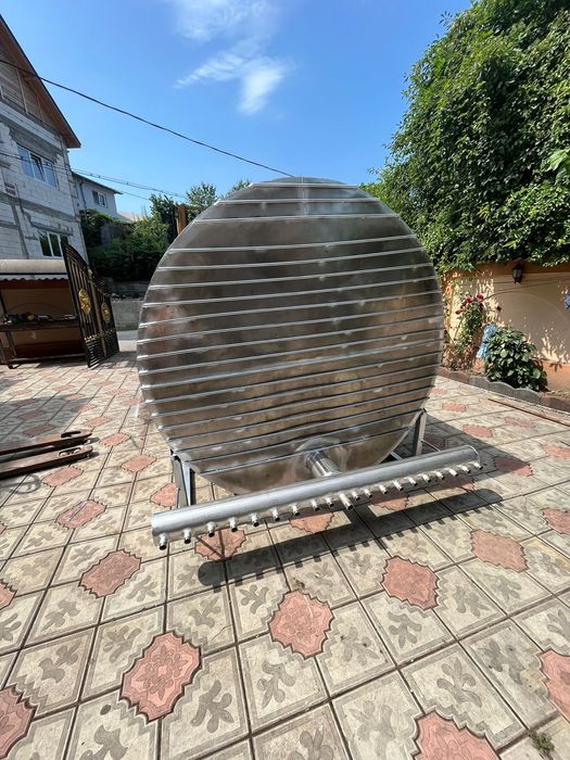 Masa inox cu jumate polietilena