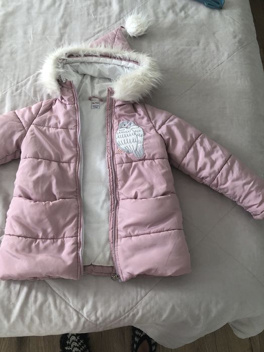 Пуховик для девочки 7-8 лет