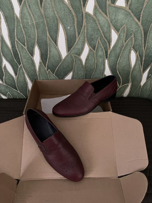 Кожанные туфли Заря