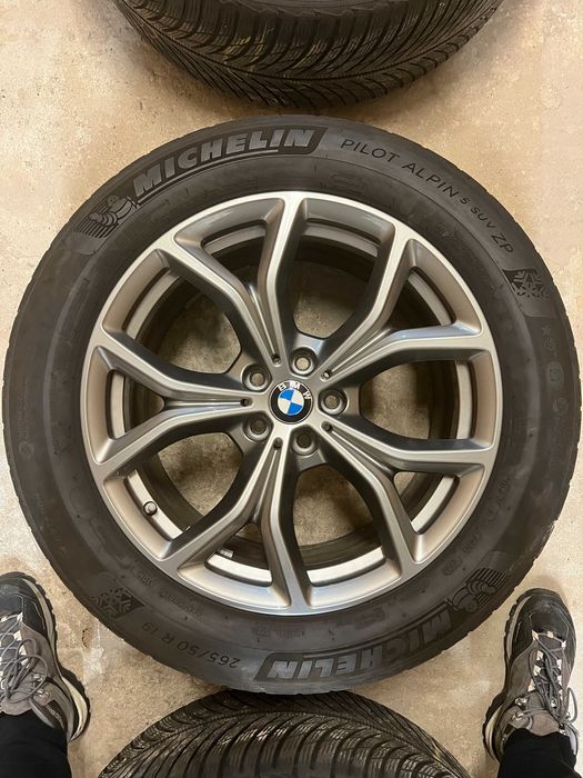 Roti Iarna 19 inch BMW X5 G05 X6 G06 Michelin 265/50 R19 Runflat