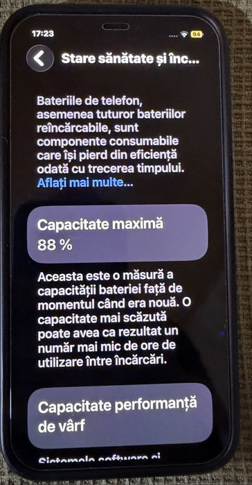 Iphone 12 Pro 256 GB Graphite - IMPECABIL - Bateria Originala!