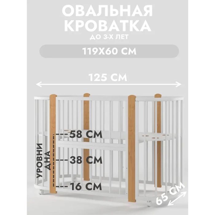 Кровать детская Nuvola lux трансформер