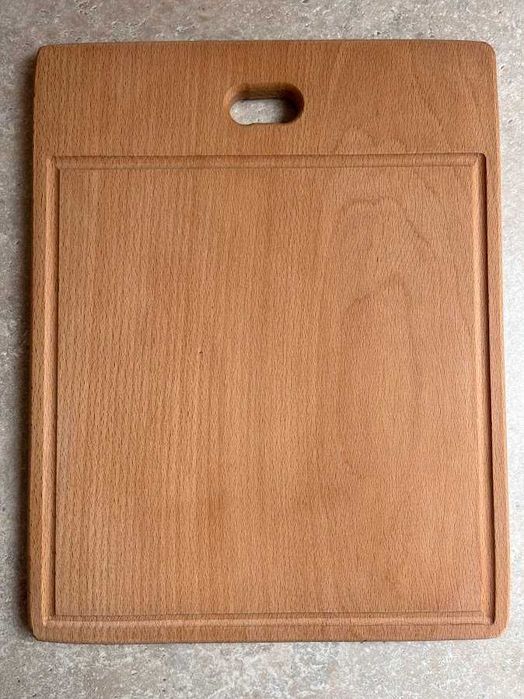 Tocător din lemn de fag placă pentru tăiat și servire 35x28 cm