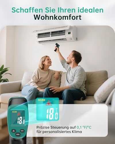 Инфрачервен термометър ERICKHILL -50 до 800C