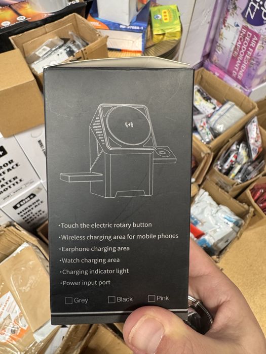 Wireless charger 3 in 1, 15W wireless charging