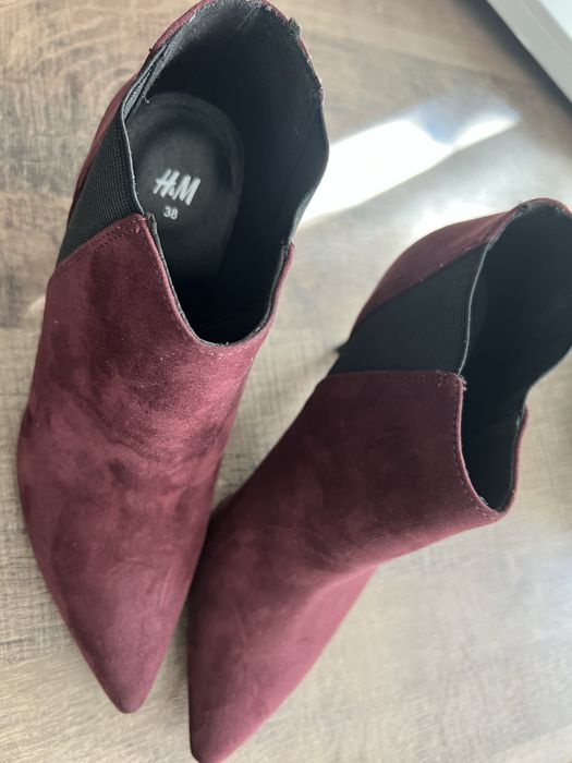 Botine mov, dama, mov, masura 38, H&M