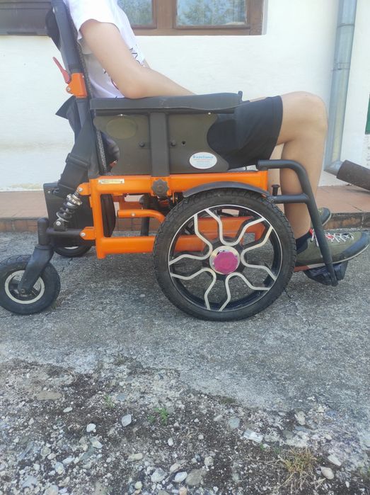 Cărucior electric pentru drumuri dificile