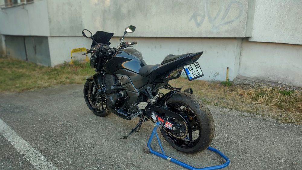 Kawasaki z750 2008 black evacuare SC PROJECT omologata in carte , anvelope noi