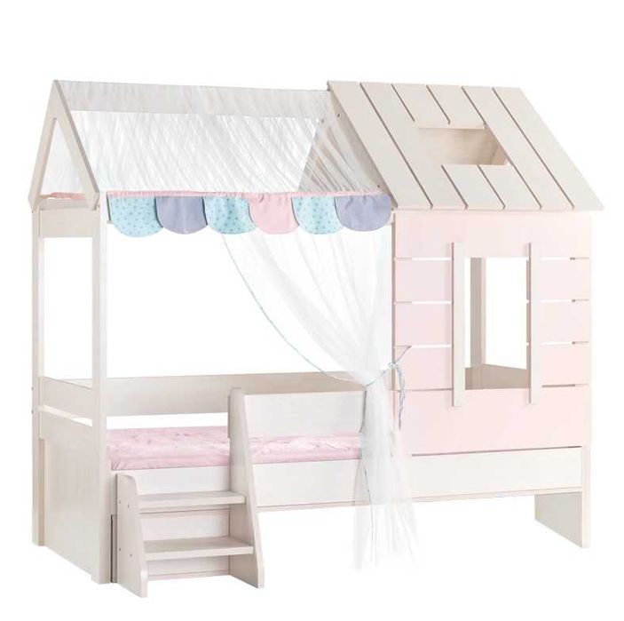 Детско легло къща PINK HOUSE - 90 х 200 - розово