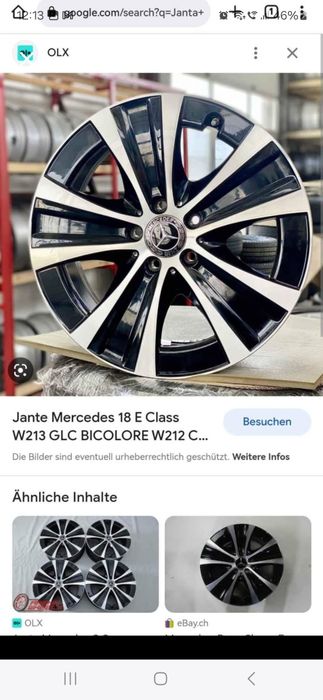 Roată rezervă Mercedes E classe