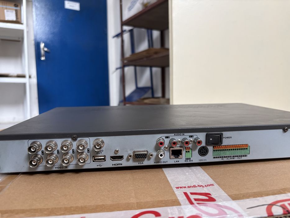 Видеонаблюдение, пълен комплект– 9 камери + DVR Hikvision