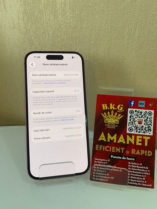 Iphone 16 256gb Amanet BKG