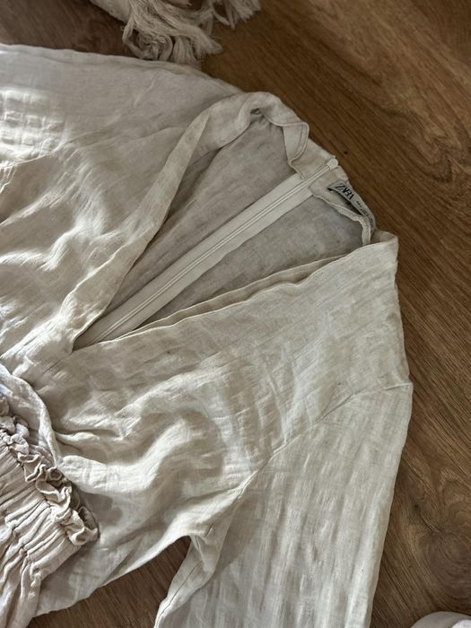 Летен  ленен сет Zara asos