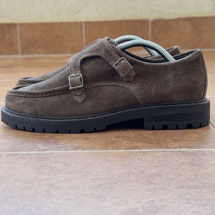 Massimo Dutti Double Monk от естествен велур EU 42 – като нови