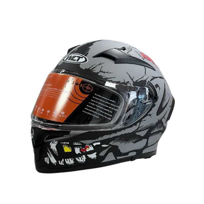 Каска за мотор  Matt Grey -108-11