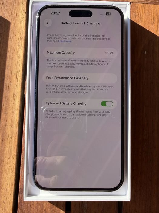 iPhone 14 Pro Max 128GB Deep Purple BATERIE NOUA La cutie