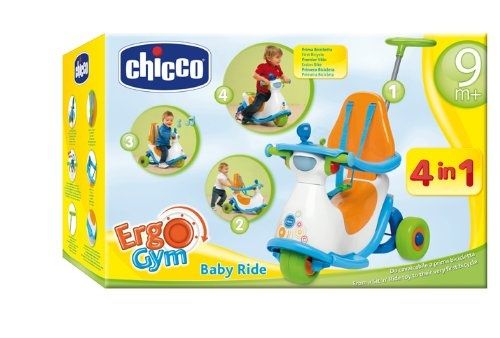 Детская машинка скутер, толокар chicco baby ride 4в1 (с 9 мес до 5 лет