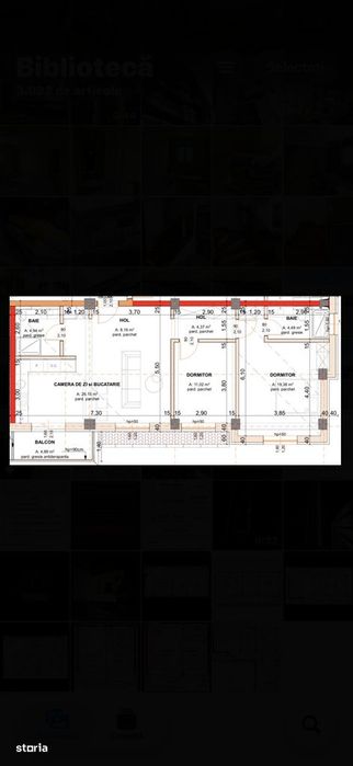 Apartament 2 camere decomandat