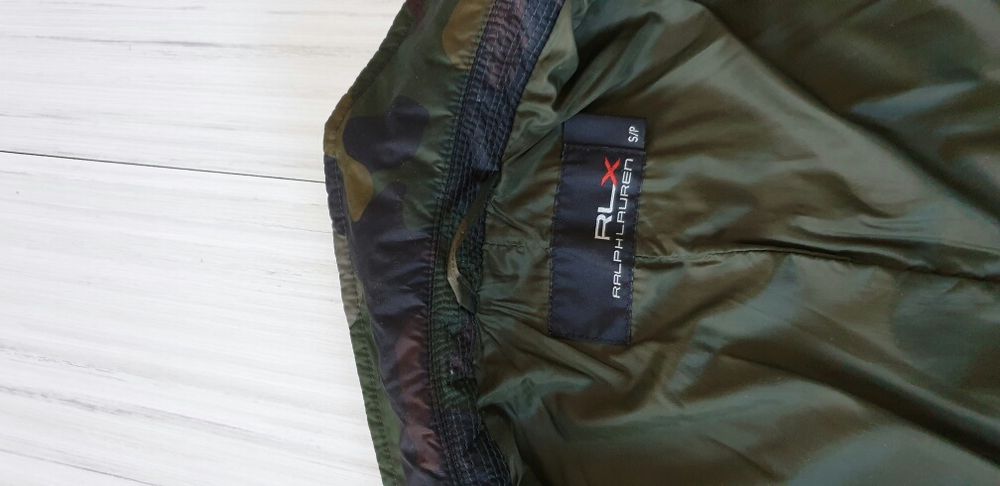 Ralph Lauren RLX Camouflage Mens Down Jacket Size S/M НОВО! ОРИГИНАЛ!